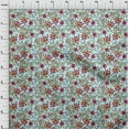 thumbnail image 3 of oneOone Cotton Cambric Fabric Leaves & Floral Block Printed Craft Fabric BTY 56 Inch Wide, 3 of 4