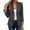 Dark Gray, variant on Womens Blazer Lapel Long Sleeve Button Fitted Blazer Dressy Office Work Business Casual Suit Jacket with Pockets