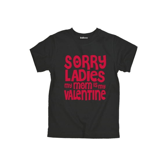 Instant Message - My Mom Is My Valentine -TODDLER SHORT SLEEVE TEE-3T