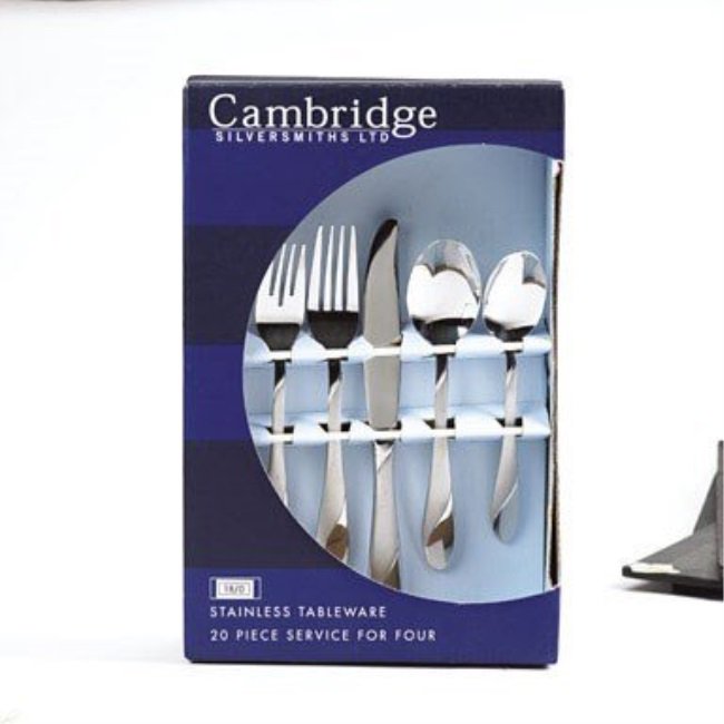 Cambridge Swirl Flatware Set 20 Pc.