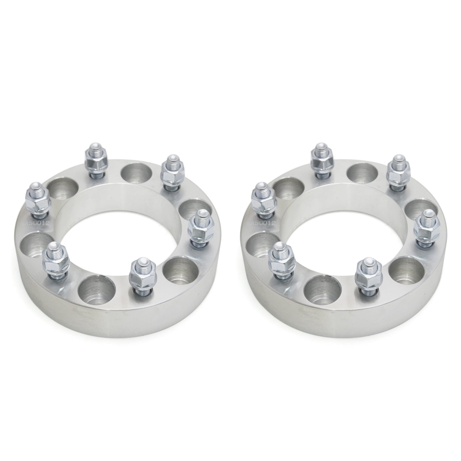 2pc Wheel Spacers 6 Lug 6x5.5 / 6x139.7 1.5" Thickness 12x1.5