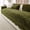 Green, variant on Scalloped Edge Couch Cover, Pet Friendly Plush Sofa Slipcover with 3D Leaf Pattern, Non Slip Washable Universal Sofa Protector for Sectional Sofa