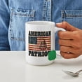 thumbnail image 4 of CafePress - American Patriot Large Mug - 15 oz Ceramic Large White Novelty Mug, 4 of 6