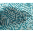 thumbnail image 5 of oneOone Viscose Chiffon Turquoise Blue Fabric Leaves Fabric For Sewing Printed Craft Fabric By The Yard 42 Inch Wide, 5 of 6