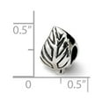 thumbnail image 2 of Sterling Silver Leaf Bead Charm, 2 of 4
