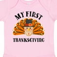 thumbnail image 4 of Inktastic My First Thanksgiving Cute Turkey Pilgrim Hat Boys or Girls Baby Bodysuit, 4 of 5