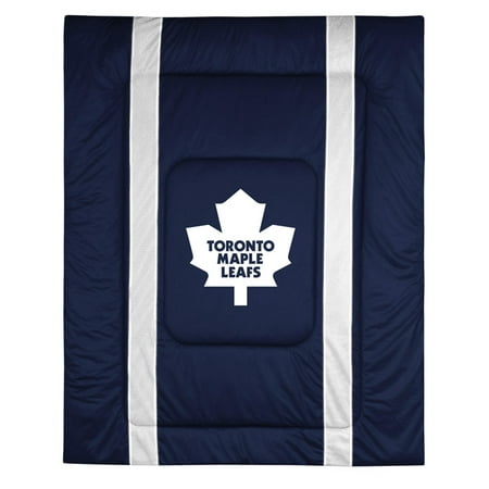 Toronto Maple Leafs SIDELINES King Jersey Material Comforter