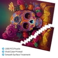 thumbnail image 3 of Xecao Vintage Patterned Skull Pattern 1000 Piece Puzzles , Jigsaw Puzzles for Adults, 3 of 9