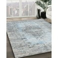 thumbnail image 3 of Ahgly Company Machine Washable Indoor Square Traditional Light Gray Area Rugs, 8' Square, 3 of 7