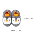 thumbnail image 3 of 1 Pair Kids Cotton Slippers Autumn Winter Warm Slippers Cartoon Penguin Slippers, 3 of 4