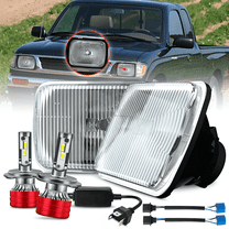H6054 5x7 7x6 Led Headlights Assembly Compatible with Toyota Tacoma 1995 1996 1997 Pickup Headlamp High Low Beam, 6000K White, Pack of 2