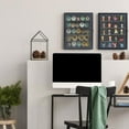 thumbnail image 2 of Rustic Black Shadow Box Frame Plexiglass Window Door with Removable Shelves 11 x 14, 2 of 6