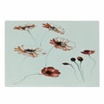 thumbnail image 1 of Watercolor Flower Cutting Board, Flower in Watercolor Painting Style Romantic Dramatic Nature Elements, Decorative Tempered Glass Cutting and Serving Board, Small Size, Orange White, by Ambesonne, 1 of 1