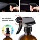 thumbnail image 2 of Botellas rociadoras de vidrio vacías de color ámbar de 500 ml para limpieza, botella rociadora de agua con gatillo ajustable, juego de 3, 2 of 4