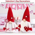thumbnail image 3 of Ayieyill 2PCS Valentines Day Gnome Plush Decorations Swedish Tomte Gnomes, Romantic Valentines Day Decor Scandinavian Gnomes Decorations, 11.4 Inche, 3 of 8