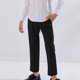 thumbnail image 5 of Odeerbi Pantalones de Traje de Niños Pantalones de Vestido de Cintura Alta Pantalones de Uniforme Escolar de Piernas Rectas Con Bolsillos, 5 of 9