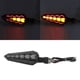 thumbnail image 5 of Luz de Señal de LED, Luz Blanda Universal 1 par 2 Vías de Señal de de Motocicleta para Moto, 5 of 7