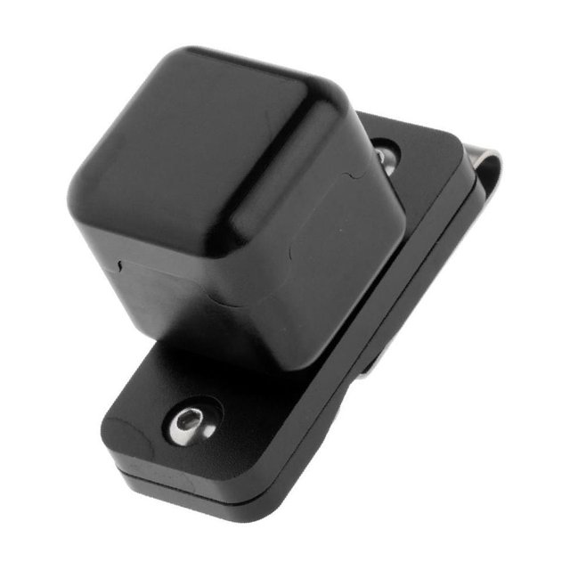 maytalsory Étui à Craies pour Queue de Billard Porte-Craies Boîte en Métal avec Clip Noir