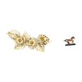 thumbnail image 1 of Figura decorativa de pared de metal con forma de caballo, colgante coleccionable de hierro y resina, regalo decorativo creativo, ideal para dormitorio, 1 of 8