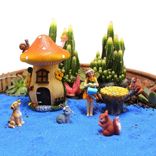 Decoración De Paisaje De Setas, Artesanía De Jardín, Insertos De Flores De Animales Multiusos Duraderos, Adornos Para Terrazas, Porches, Césped Vogacara HA035595-00