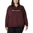 thumbnail image 6 of Columbia Womens Logo Hoodie Malbec X-Small, 6 of 9