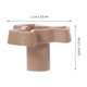 thumbnail image 2 of IDEANATEGRATE 2Ud Acoplador De Plástico Para Microondas Soporte Estable Para Giratorio Beige, 2 of 6