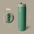 thumbnail image 3 of Botella de Agua BOTTLE BOTTLE 950 ml Acero Inoxidable con Tapa de Popote, 3 of 7