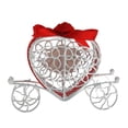 thumbnail image 3 of Happy Wedding Day Caja De Decoración Para Bodas - roja , Individual Yuyangstore Caja de regalo de caramelos de carruaje, 3 of 7