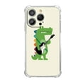 thumbnail image 1 of Music Crocodile Case for iPhone 14 Pro Max,Aesthetic Art Design Pattern Soft Full TPU Bumper Cover, 1 of 5
