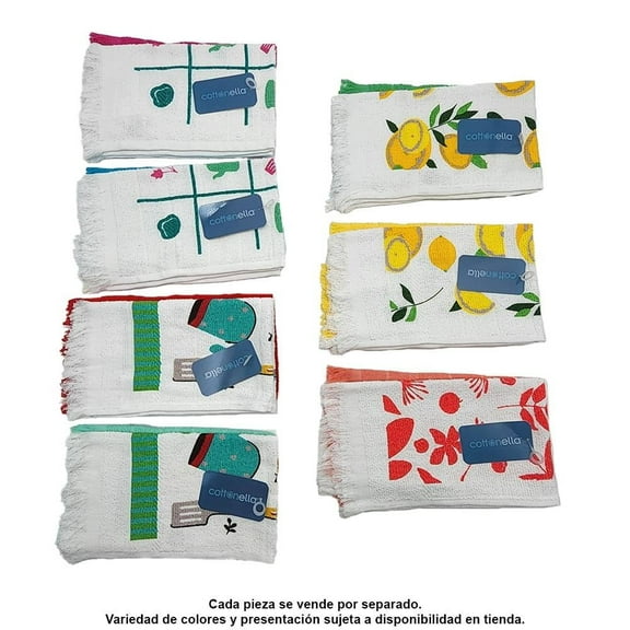 Trapo de Cocina Prichos Cottonella 31x48 cm Varios Modelos 2  Piezas