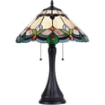 thumbnail image 2 of Chloe Lighting Jorgie Tiffany-Style 2-Light Table Lamp with 16" Shade, 2 of 2