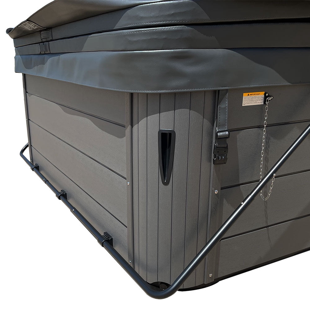 Puri Tech Cover Lifts Fold Bottom or Deck Mount Spa & Hot Tub Cover Lift Removal Gray 11.53 lb