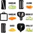thumbnail image 2 of Cortador de verduras 22 en 1,Picadora de verduras con 12 cuchillas de acero inoxidable,Multifuncional Vegetable Slicer Cutter,Material de calidad alimentaria,para frutas verduras y ensaladas, 2 of 4