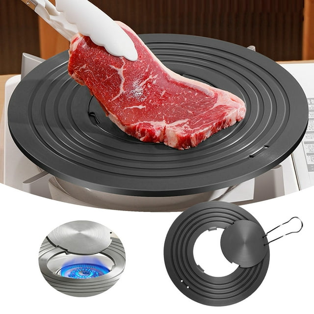 Cooking Utensils Removable Aluminum Alloy Heat Conducting Plate Cooker Heat Diffuser Tray With Removable Handle Multifunctional for Simmering in Every Kitchen