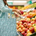 thumbnail image 3 of Colorful Floral Foldable Grocery Bag - Eco-Friendly & Durable Shopping Tote for Everyday Use, 3 of 6