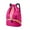Pink, variant on Sports Drawstring Gym Bag, Waterproof Drawstring Backpack with Side Mesh Pockets, Sport Bag with Shoes Compartment for Women Men - (Navy Blue)