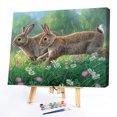 thumbnail image 1 of Arbustos animales pintura al óleo por números Kit DIY decoración del hogar regalo cuadros de pared Likrtyny decoración de arte, 1 of 9
