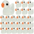 thumbnail image 4 of 100pcs Mini Duck Figurines Glow In The Mini Resin Duck Figures Miniature Duck Scene Layout Decors, 4 of 9