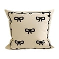 thumbnail image 2 of Funda de almohada aterciopelada, almohada con lazo, almohada para cabecero de dormitorio, funda de almohada para silla de oficina, almohada desmontable para sofá de sala de estar, juegos de cubrecamas, 2 of 6