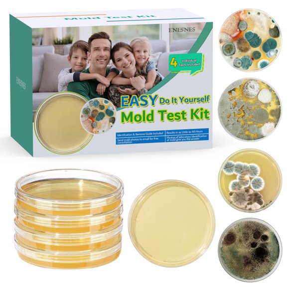 Kit de prueba de moho ENESNES 4 Pruebas de detección para el hogar y la climatización