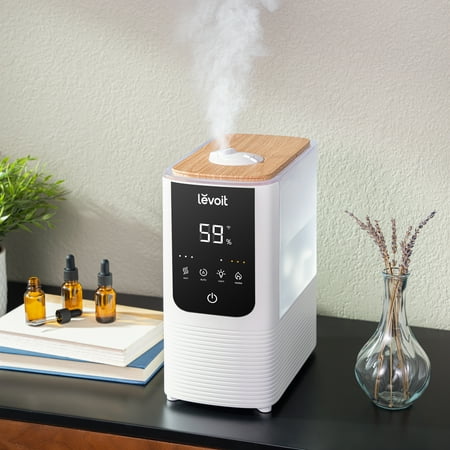 Levoit - OasisMist 1.18 gallon Smart Humidifier - White