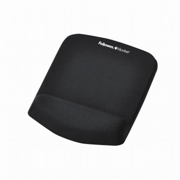 PlushTouch Mouse Pad-Wrist Rest with FoamFusion Technology-Black -
