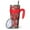 Red Christmas Snowflake, variant on 40oz Tumbler,Red Christmas Snowflake Pattern Insulated Tumblers with Removable Handle,Stainless Steel Double Vacuum Coffee Tumbler Cup with Straw for Home,Office,Travel,Party