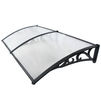 HomGarden 40’’x80’’ Outdoor Awning Patio Window Door Canopy Cover UV Protection Clear
