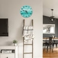 thumbnail image 5 of Style Wall Clock For Living Room Bedroom 24 Hour Display Modern Density Board Hanging Clock With Design, 5 of 5