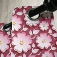 thumbnail image 3 of Ambesonne East Grommet Curtain, Romantic Floral Pattern, 50" x 72", Pink Yellow Maroon, 3 of 6