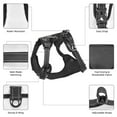thumbnail image 3 of Naloa Rose Flowers Pet Harness Vest with Traction Rope, Adjustable No-Choke Dog Vest for Outdoor, Walking -, 3 of 5