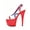 Multi Color, variant on 709-LEONA, 7" Pointed Stiletto Sandal