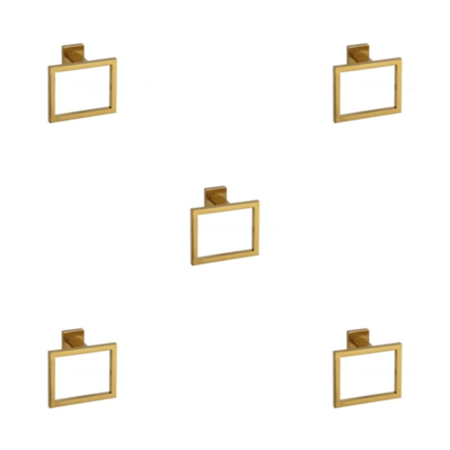 Juego de accesorios de baño Matsuzay Barra de toalla de Acero inoxidable Soporte de papel autoadhesivo