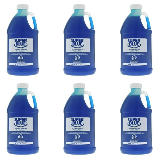 Robarb 20155A Super Blue Crystal Clear Pool Water Polisher Clarifier (6